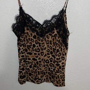 Zara leopard tank